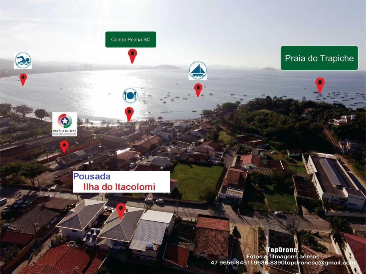 Pousada Ilha do Itacolomi Penha (Santa Catarina) Exterior foto