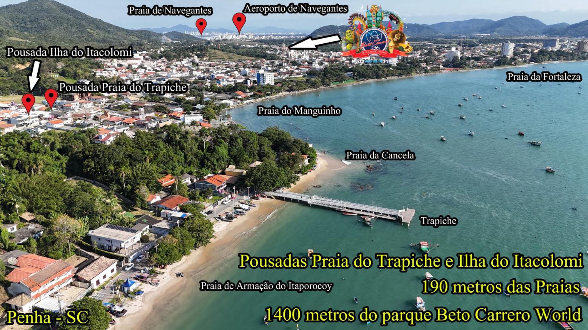 Pousada Ilha do Itacolomi Penha (Santa Catarina) Exterior foto